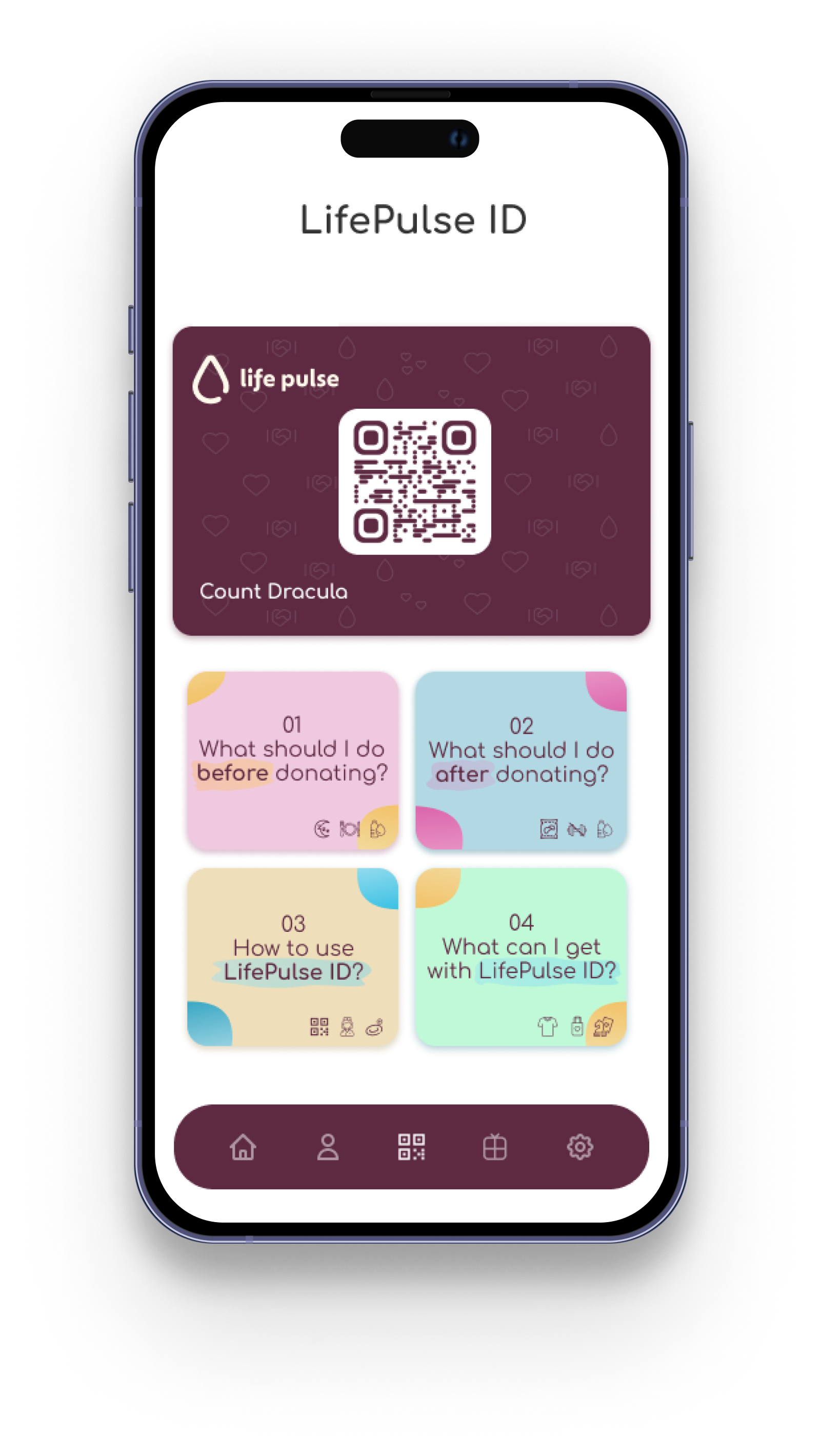 LifePulse ID phone preview